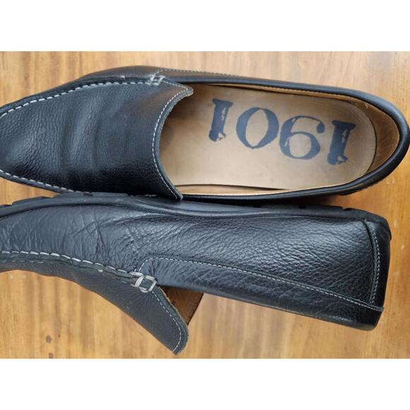 1901 Shoes Black Mens Size 12 Leather Nordstrom - Picture 1 of 7
